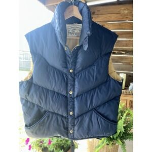 Vintage William Barry Brandon, Colorado Western Down puffer vest Large